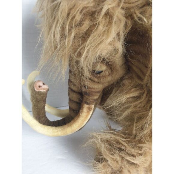 Hansa Woolly Mammoth Plush Animal Toy 16" Realistic Stuffed Figure NEW - Picture 6 of 9